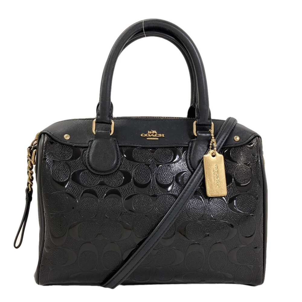 Coach F11920 Signature 2-Way Handbag Leather Women's COACH